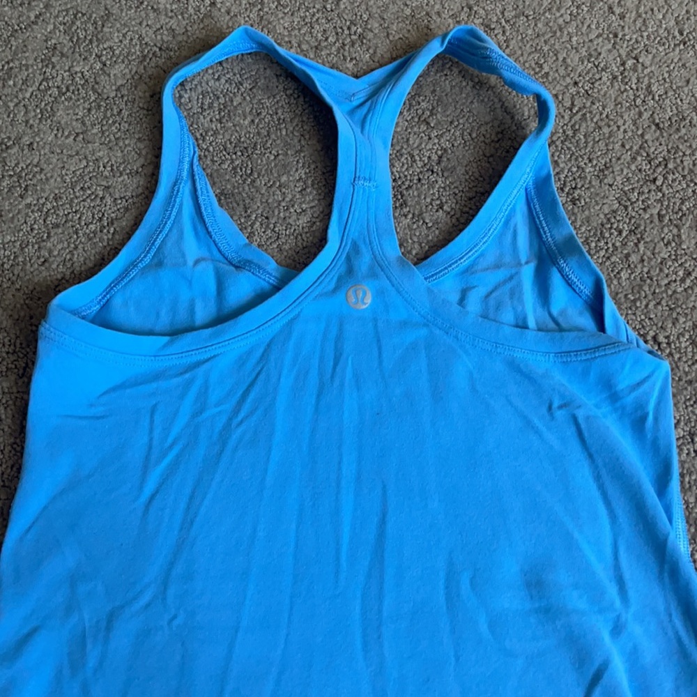 Four Lululemon Cool Racerback Tank Tops